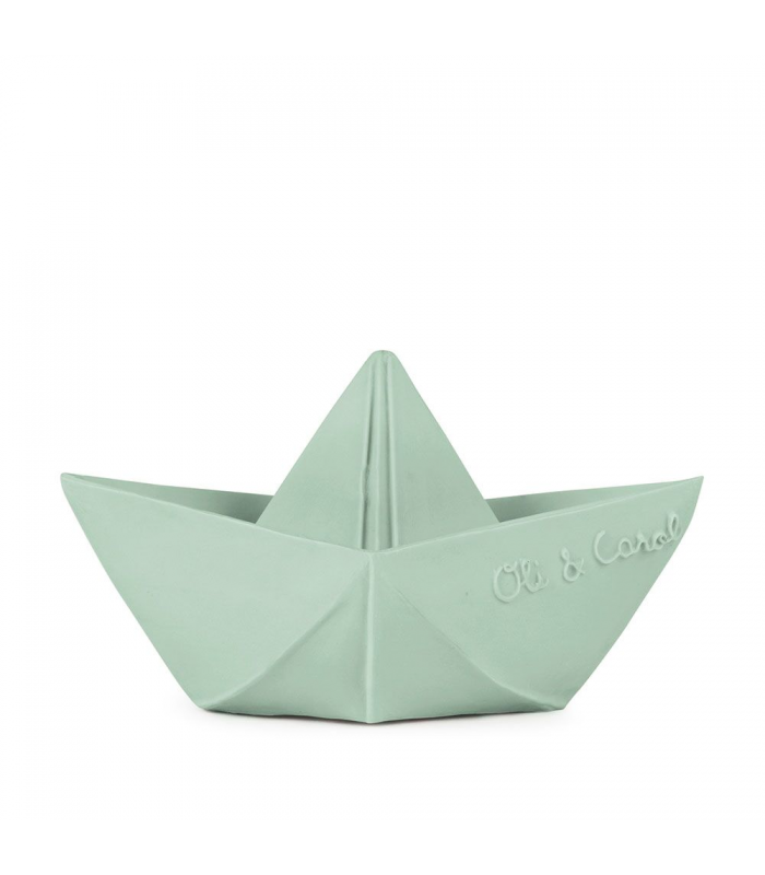 Bateau de bain Origami menthe