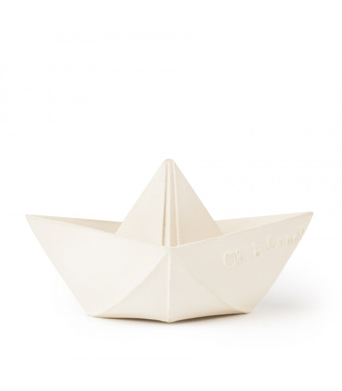 Bateau de bain Origami blanc