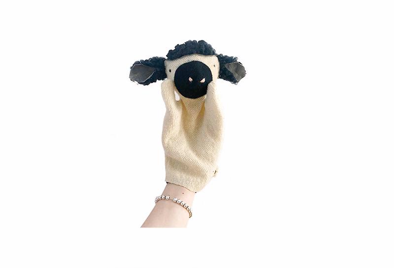 Marionnette à main Mouton en laine