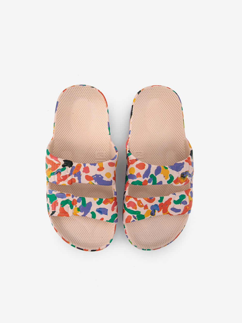 Sandales en polyurethane confetti 