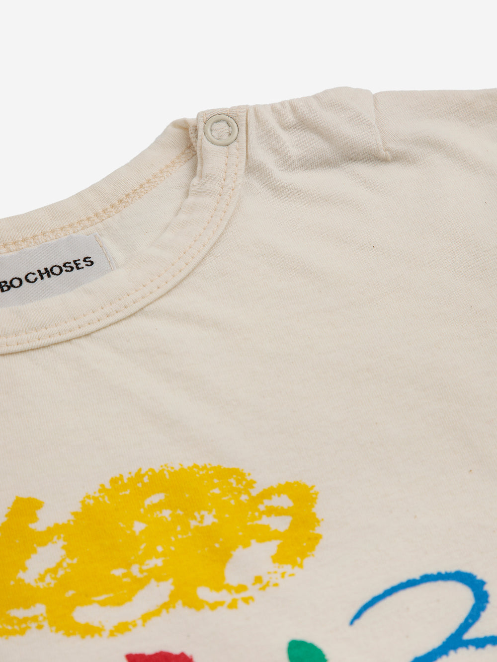 T shirt pour bébé en coton biologique beige