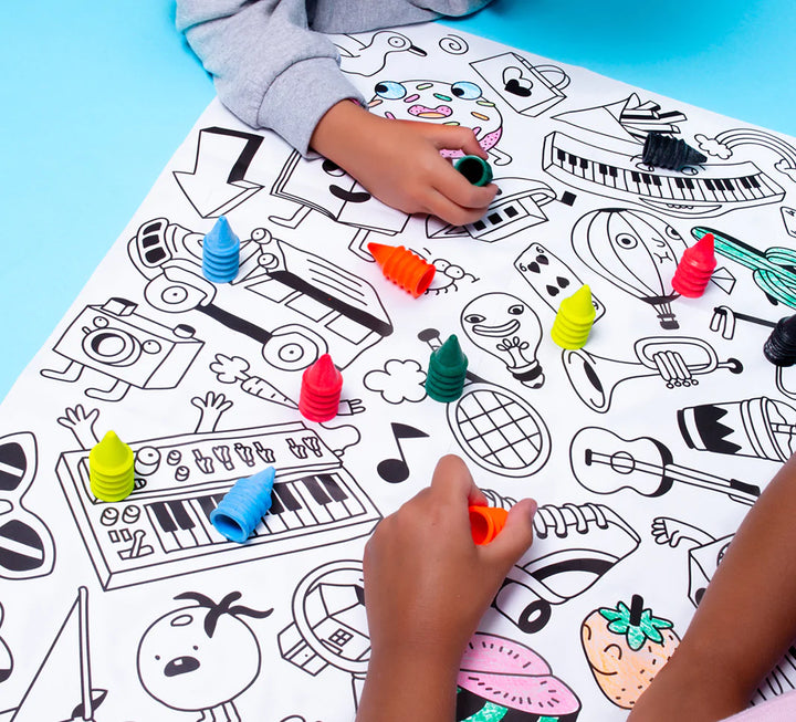 Enfants avec Omy Crayons à doigts
