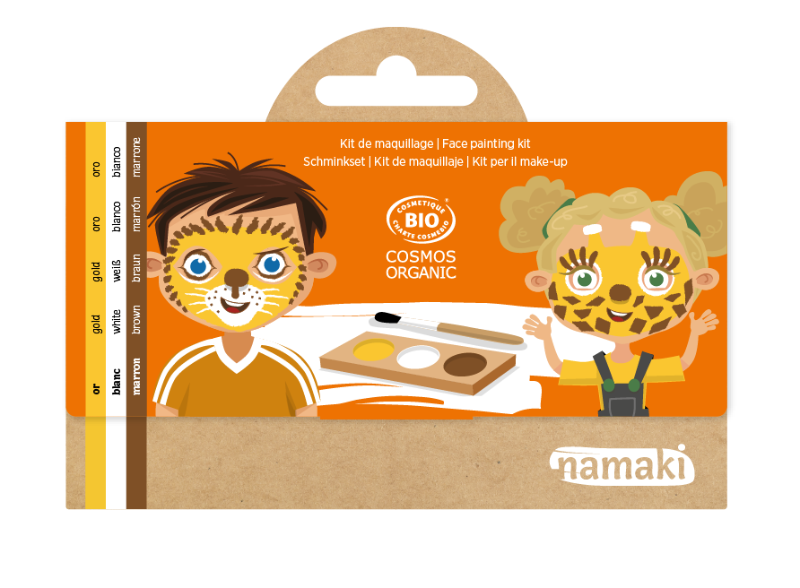 Namaki Maquillage bio - 3 couleurs Lion et Girafe
