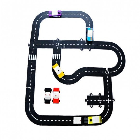 waytoplay montreal canada king of the road 44 pieces Route flexible As de la route 
