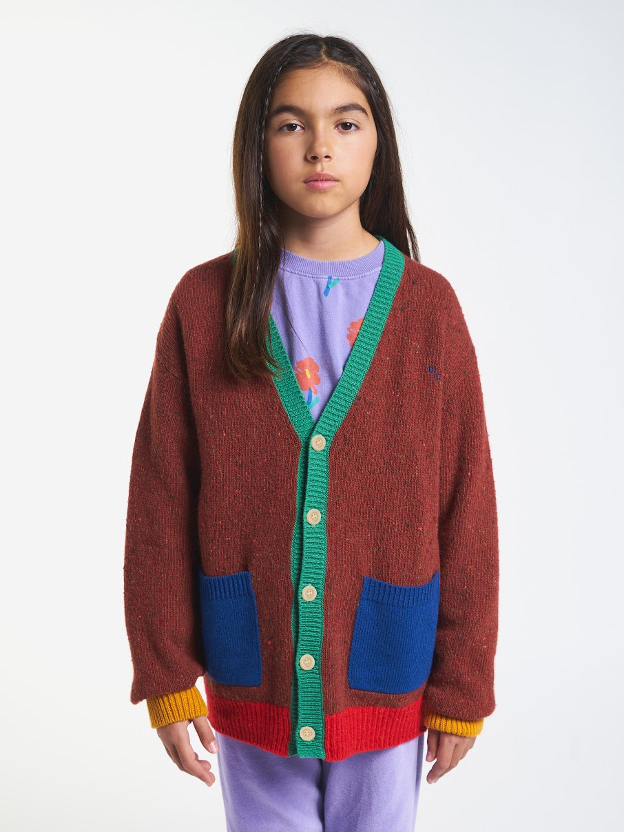 Bobo Choses aw22 - Forever now Cardigan Color Block