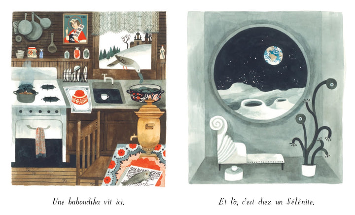 Chez nous, écrit & illustré par Carson Ellis aux éditions hélium