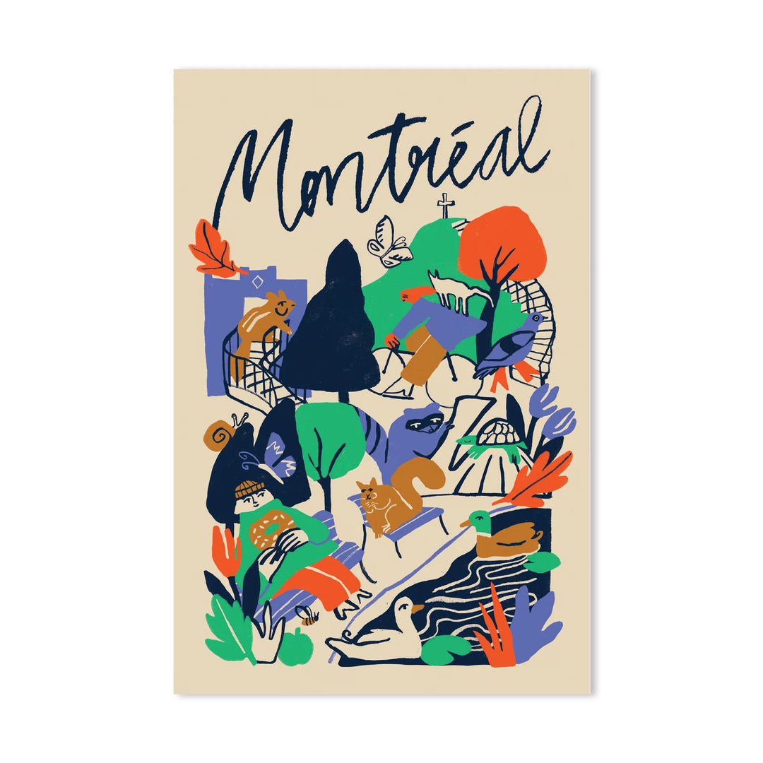 Peperole Carte postale Balade à Montréal