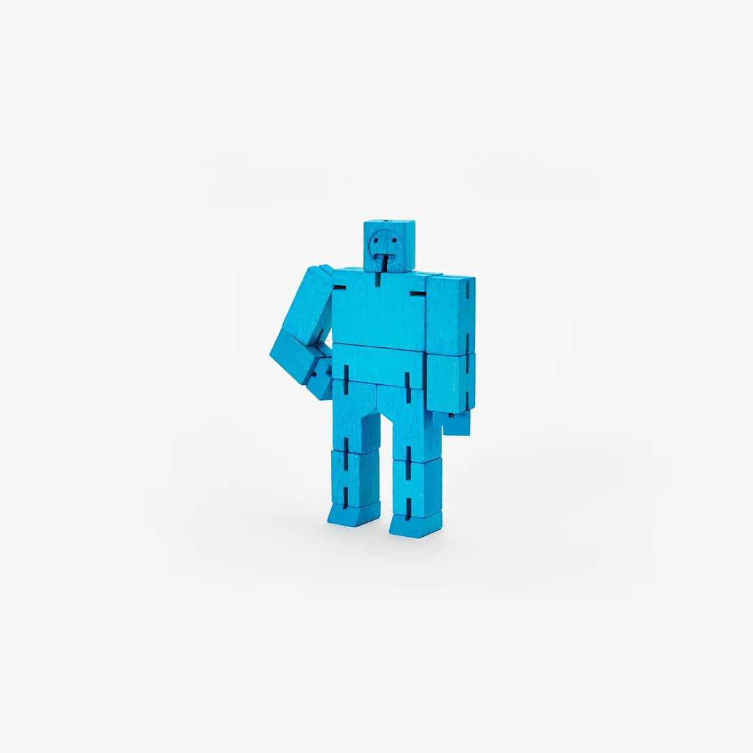 Cubebot micro en bois bleu