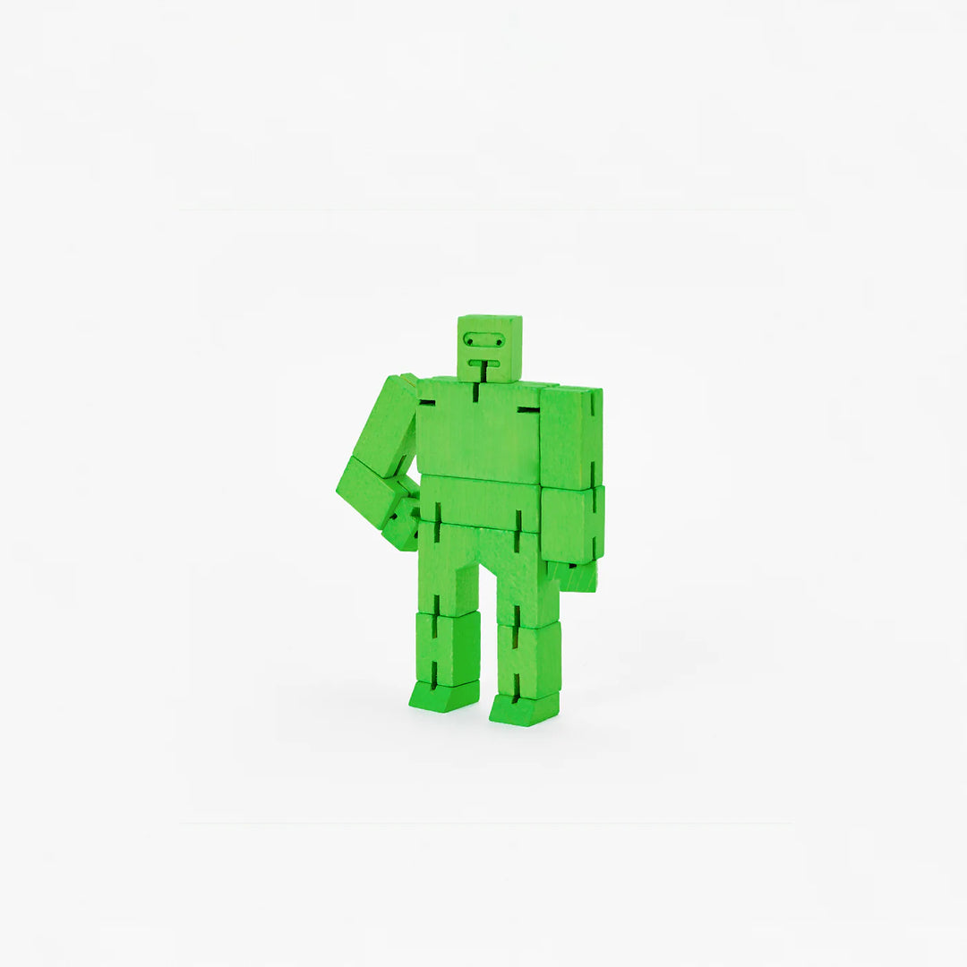 Cubebot micro en bois vert