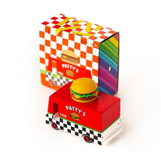 candyvan candylab toy car voiture jouet pattys hamburger van F928