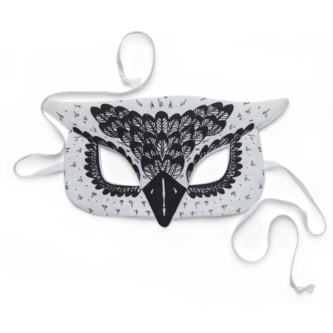 Masque hibou la fée raille owl mask Montreal Canada