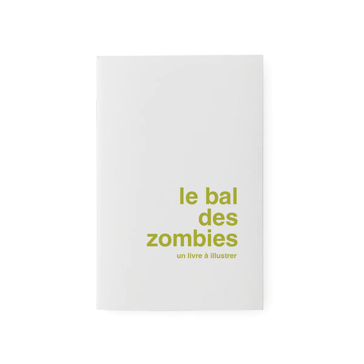Livre à illustrer - Le bal des zombies