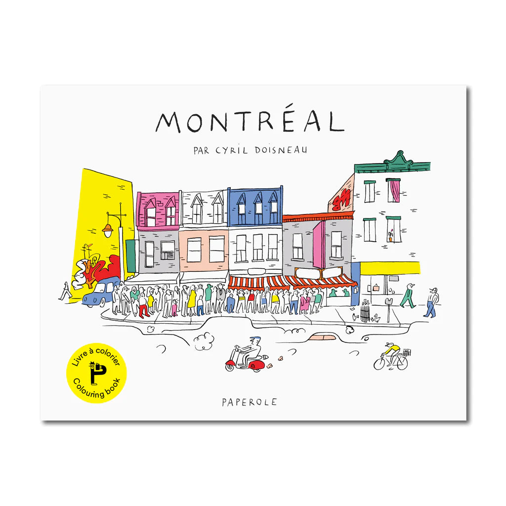 Paperole Livre à colorier Montréal