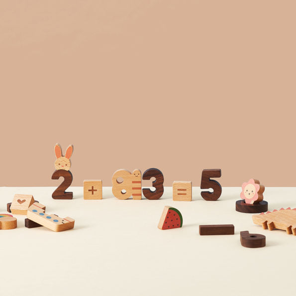 Numbers Wooden Blocks