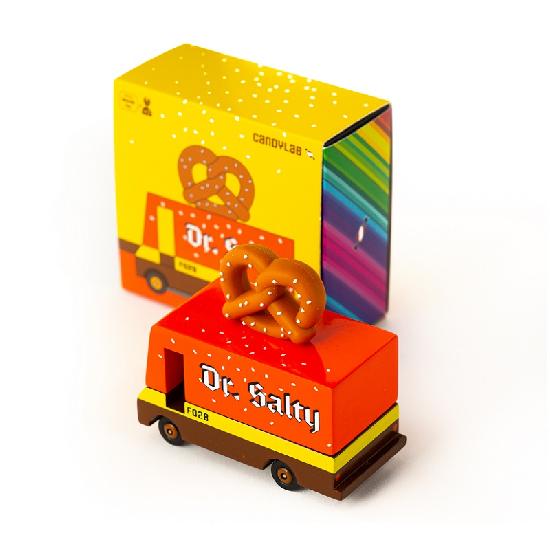 candyvan candylab toy car voiture jouet dr. salty pretzel van F028