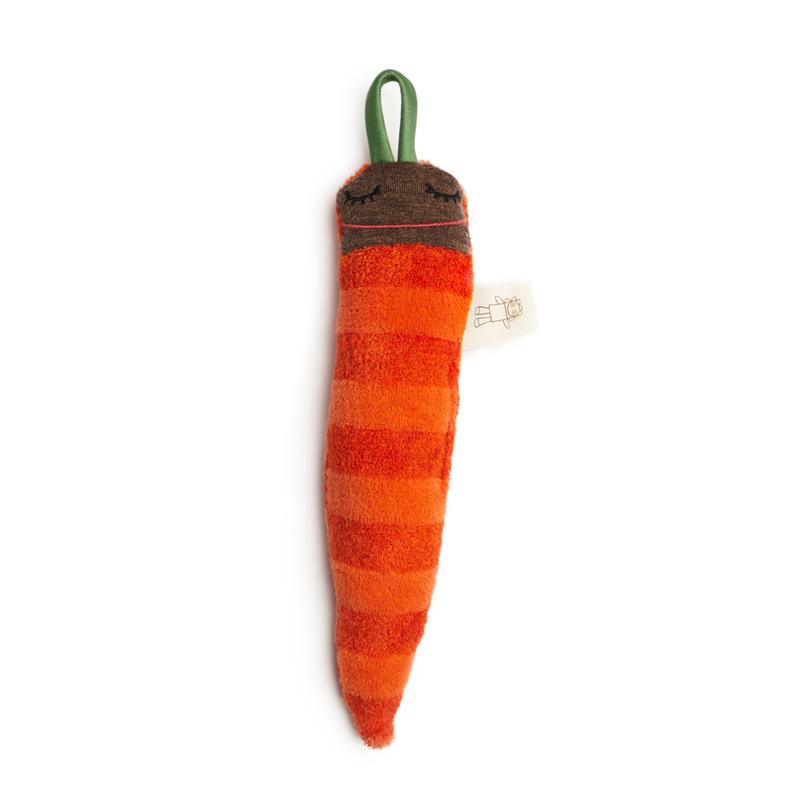 raplapla hochet carotte carrot rattle