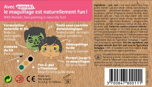Dragon et Lutin namaki montréal québec canada montreal quebec maquillage cosmétiques cosmétique make-up dress-up déguisement enfants kids biologique organic natural naturel
