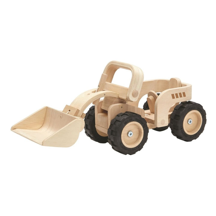 plan toys montreal quebec canada 6123 wooden bulldozer en bois jouet pour enfants kids toy truck car voiture camion