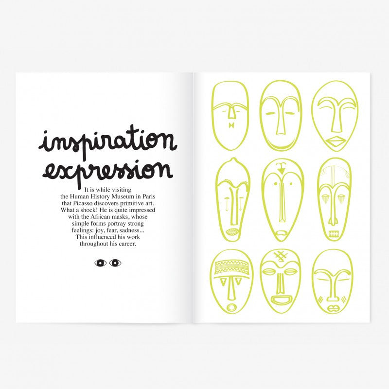 picasso activity book by minus editions