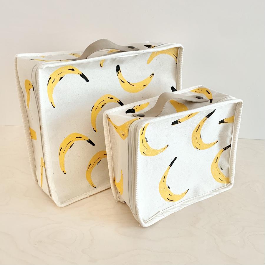 la fée raille valisette bananes banana suitcase