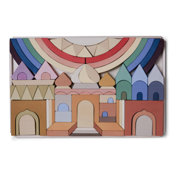 raduga grez cathedral rainbow wooden building blocks
