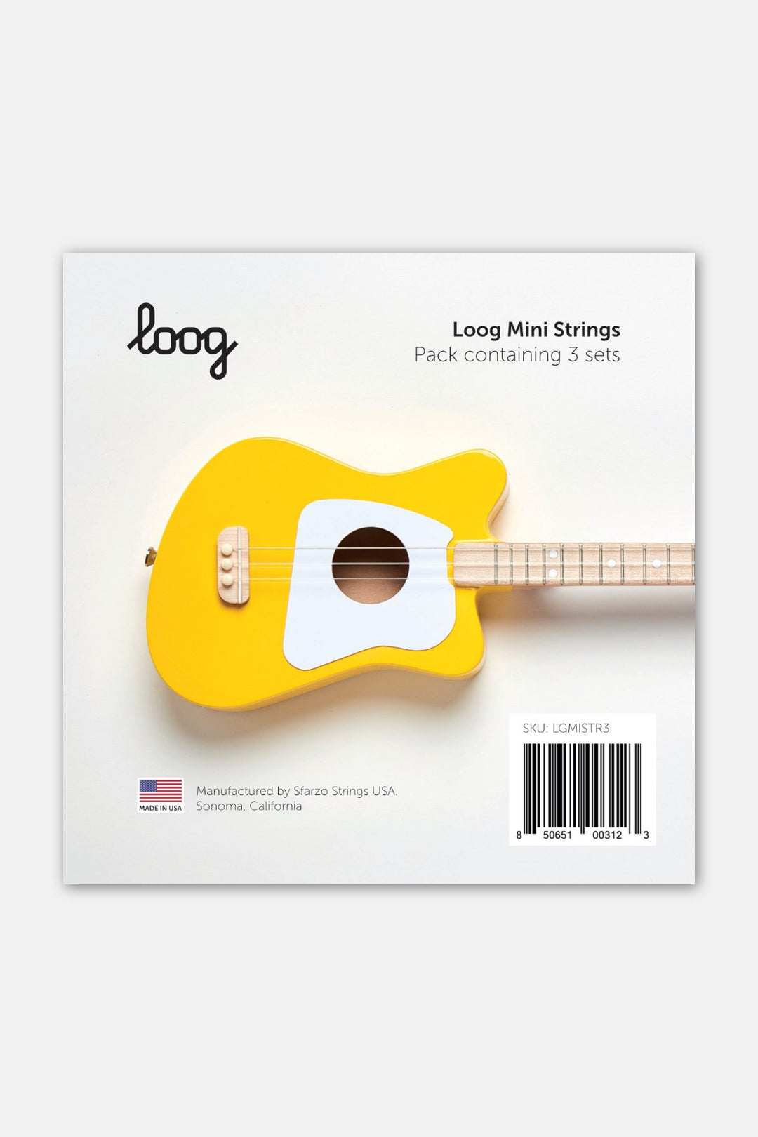 Loog  Cordes pour guitare Mini – Comme des enfants