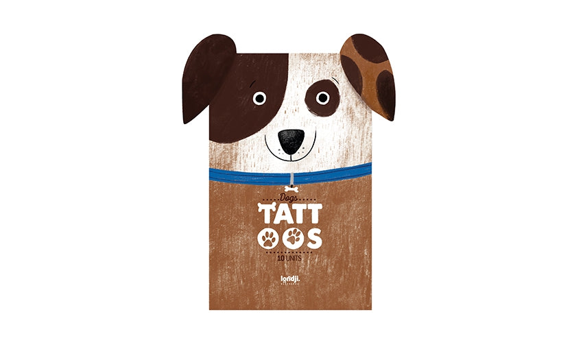 Londji  temporary tattoos chiens dogs tatouages temporaires kids enfants