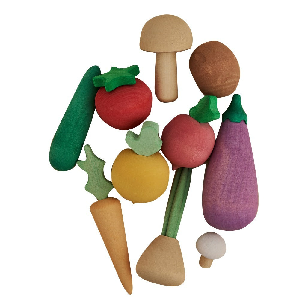 légumes en bois raduga vegetable toy set 